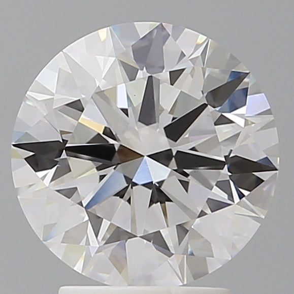 3.01 Carat Round Shaped, Excellent Cut, F Color, VVS2 Clarity, IGI Certified Lab Grown Diamond