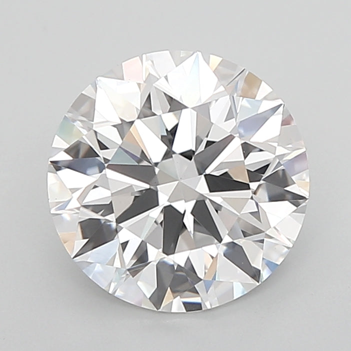 3.06 Carat Round Shaped, Ideal Cut, D Color, VS1 Clarity, IGI Certified Lab Grown Diamond