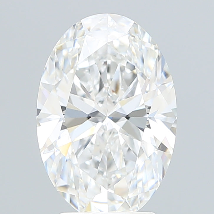 3.69 Carat Oval Shaped, Ideal Cut, D Color, VVS1 Clarity, IGI Certified Lab Grown Diamond