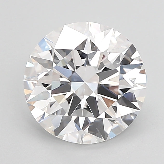 2.55 Carat Round Shaped, Excellent Cut, E Color, VVS2 Clarity, IGI Certified Lab Grown Diamond