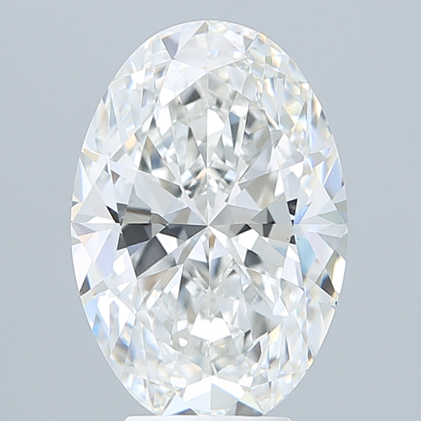 5.51 Carat Oval Shaped, Ideal Cut, F Color, VVS2 Clarity, IGI Certified Lab Grown Diamond