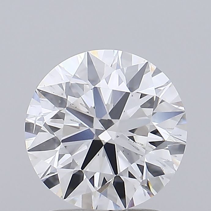 2.15 Carat Round Shaped, Ideal Cut, E Color, VS2 Clarity, IGI Certified Lab Grown Diamond