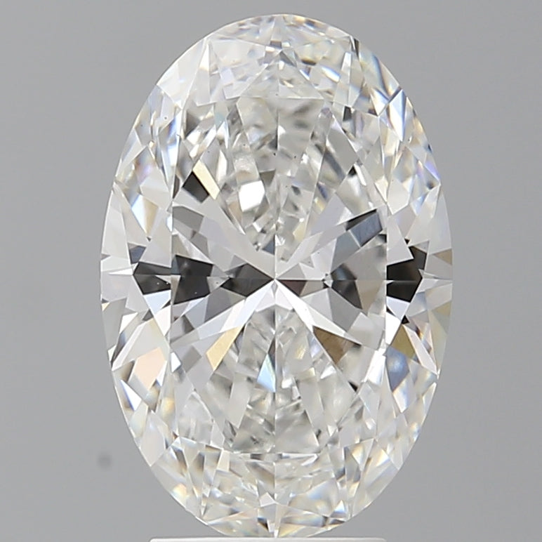 4.02 Carat Oval Shaped, Ideal Cut, F Color, VS1 Clarity, IGI Certified Lab Grown Diamond