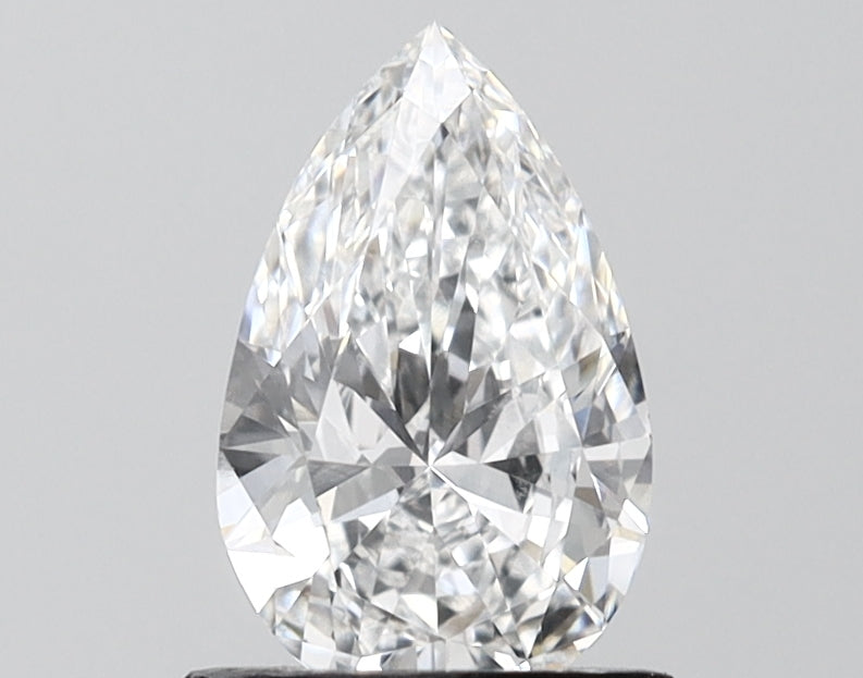 1.05 Carat Pear Shaped, Excellent Cut, D Color, VVS2 Clarity, IGI Certified Lab Grown Diamond