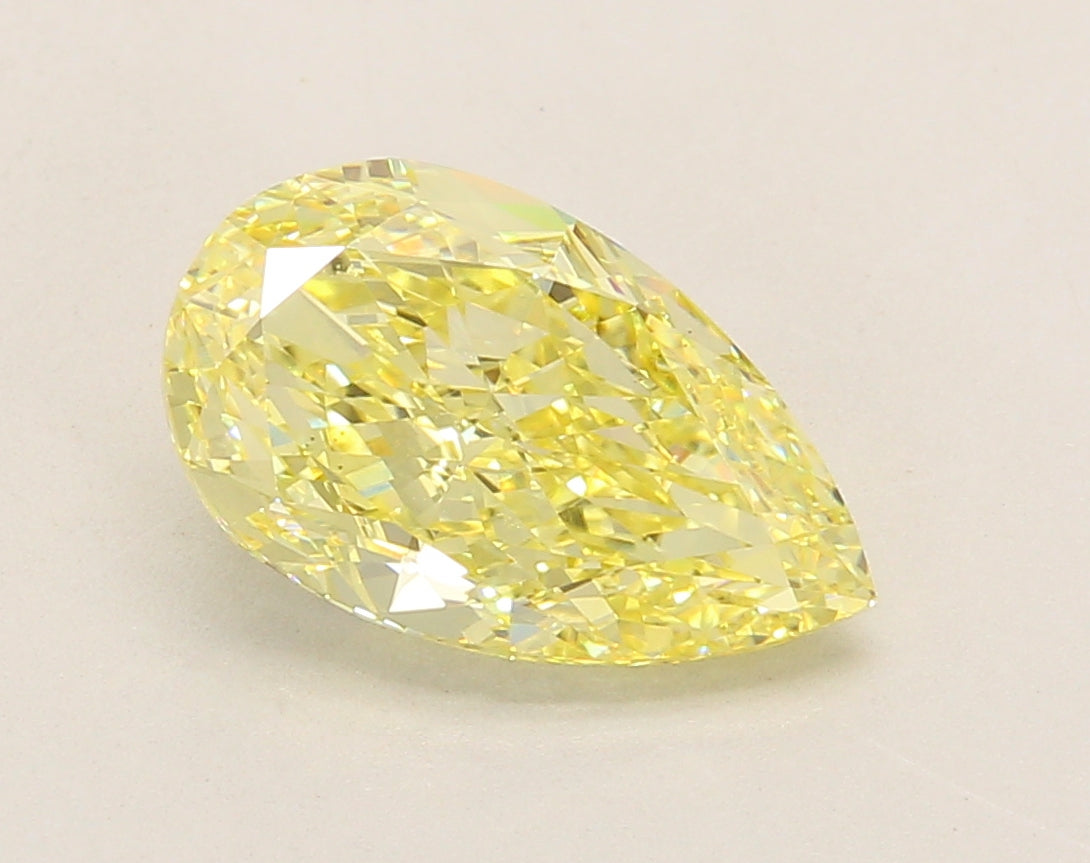 2.98 Carat Pear Shaped, Ideal Cut, VS1 Clarity, IGI Certified Lab Grown Diamond
