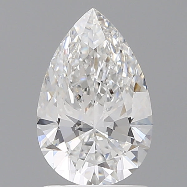 1.57 Carat Pear Shaped, Ideal Cut, E Color, VVS2 Clarity, IGI Certified Lab Grown Diamond