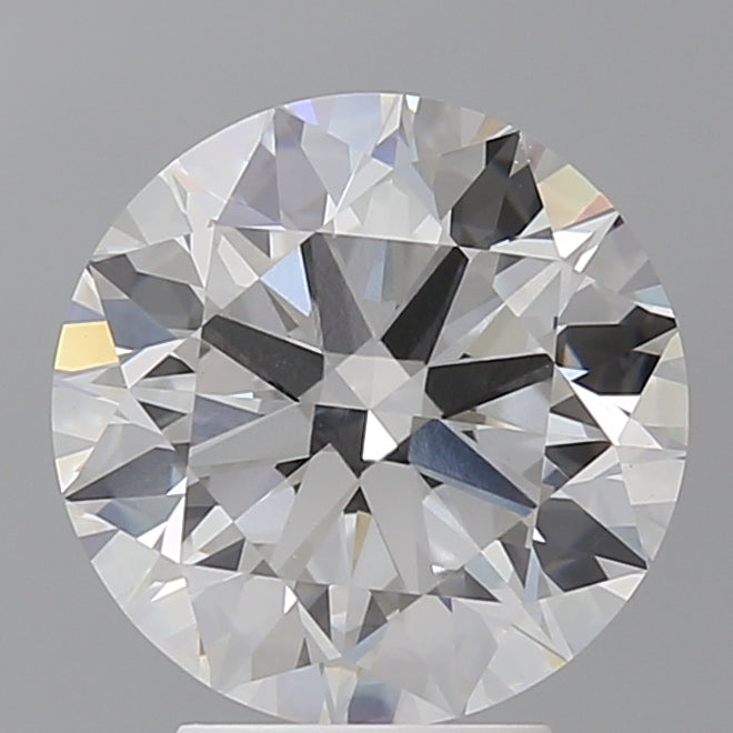 4.03 Carat Round Shaped, Excellent Cut, E Color, VVS2 Clarity, IGI Certified Lab Grown Diamond