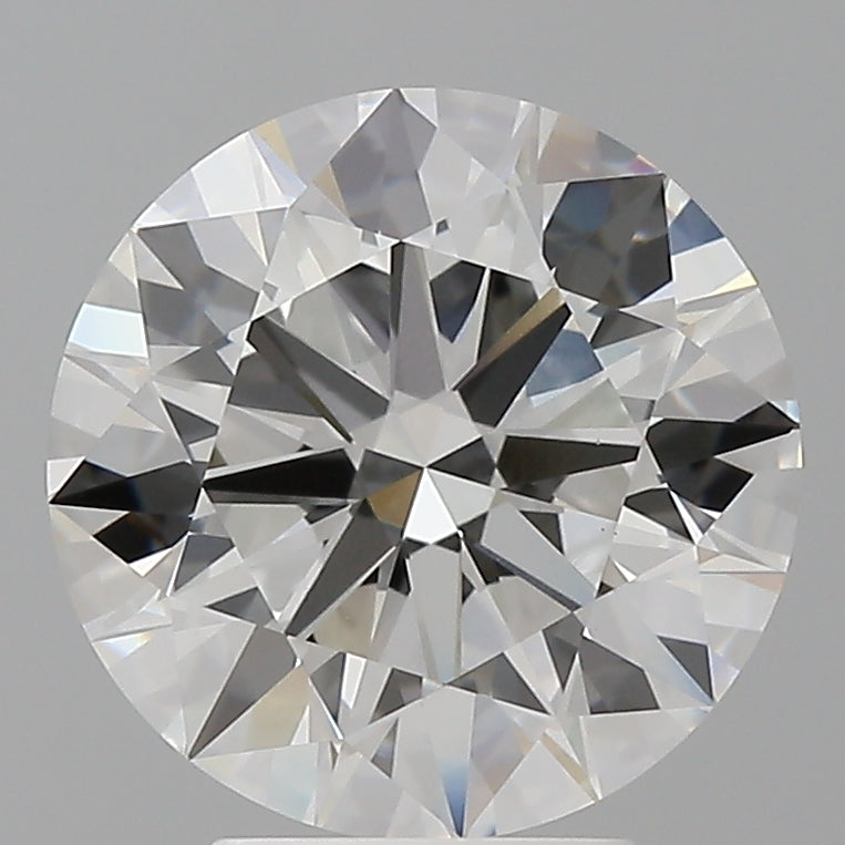4.10 Carat Round Shaped, Ideal Cut, E Color, VVS2 Clarity, IGI Certified Lab Grown Diamond
