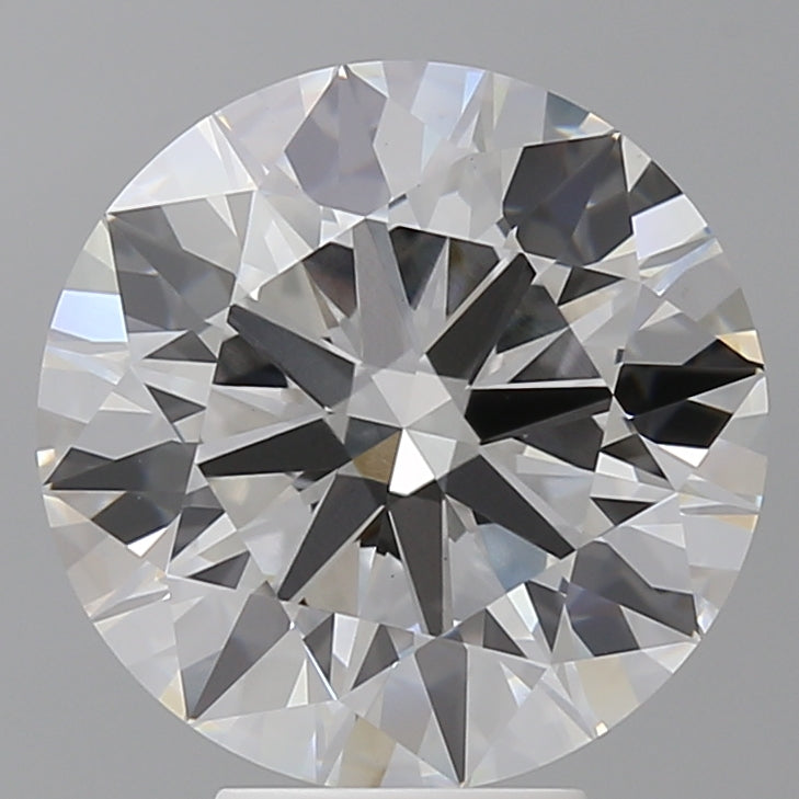6.08 Carat Round Shaped, Ideal Cut, E Color, VVS2 Clarity, IGI Certified Lab Grown Diamond