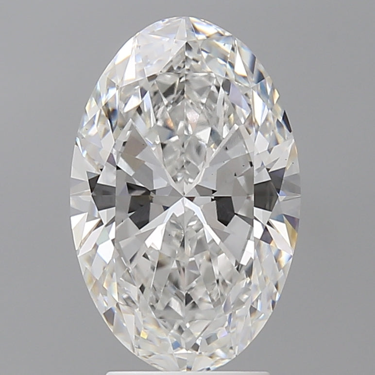3.52 Carat Oval Shaped, Ideal Cut, E Color, VS1 Clarity, IGI Certified Lab Grown Diamond