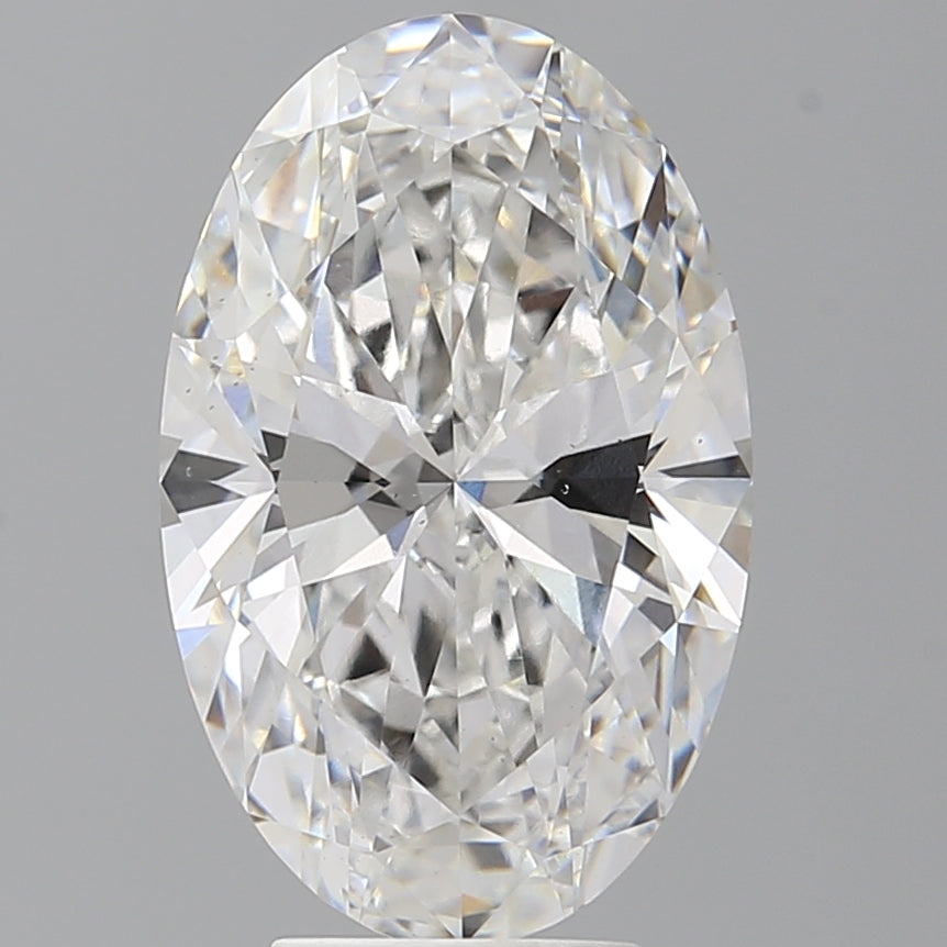 5.08 Carat Oval Shaped, Ideal Cut, E Color, VS2 Clarity, IGI Certified Lab Grown Diamond