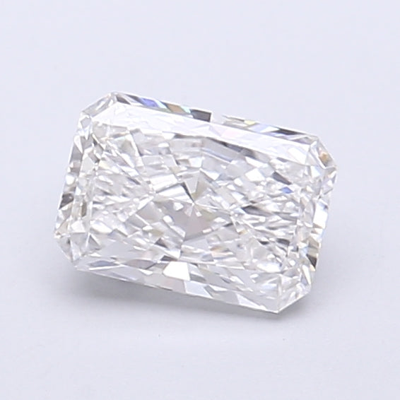0.80 Carat Radiant Shaped, Very Good Cut, D Color, VS1 Clarity, IGI Certified Lab Grown Diamond