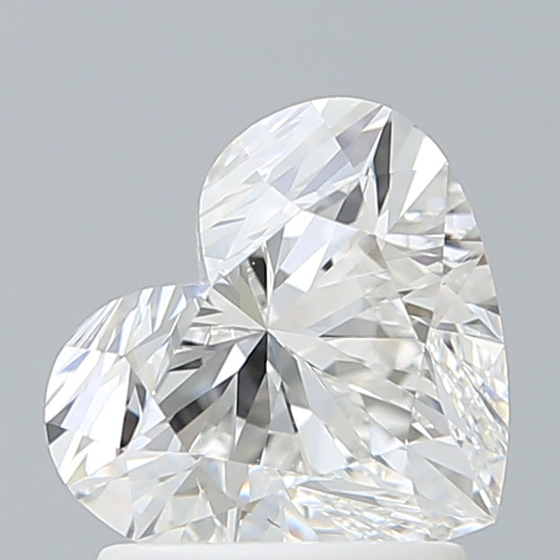 1.59 Carat Heart Shaped, Ideal Cut, E Color, VVS1 Clarity, IGI Certified Lab Grown Diamond