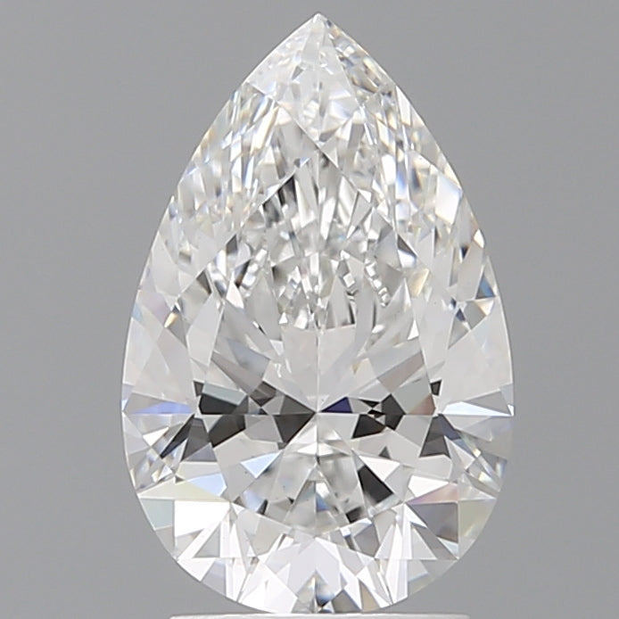 2.60 Carat Pear Shaped, Ideal Cut, E Color, VVS2 Clarity, IGI Certified Lab Grown Diamond