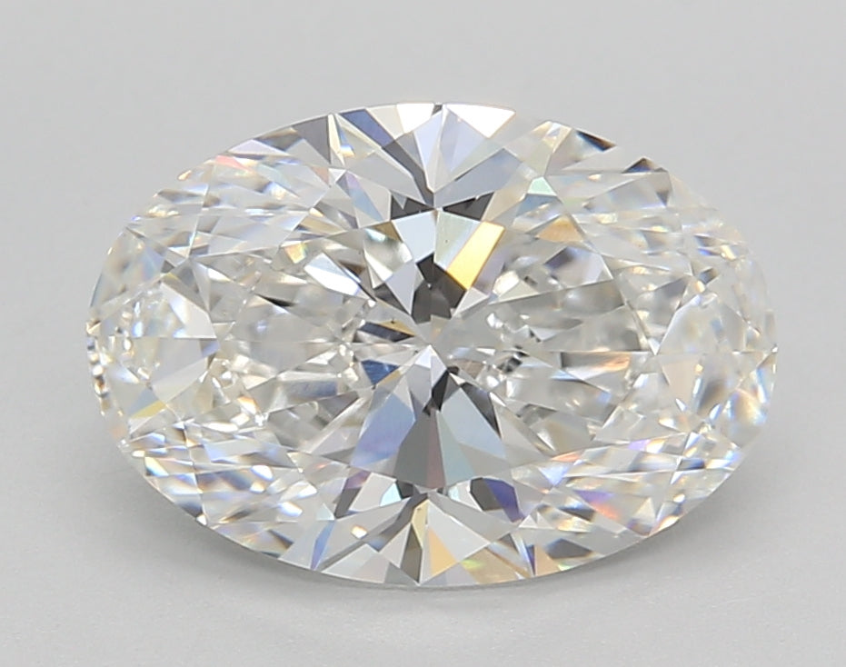 3.02 Carat Oval Shaped, Excellent Cut, F Color, VS1 Clarity, IGI Certified Lab Grown Diamond
