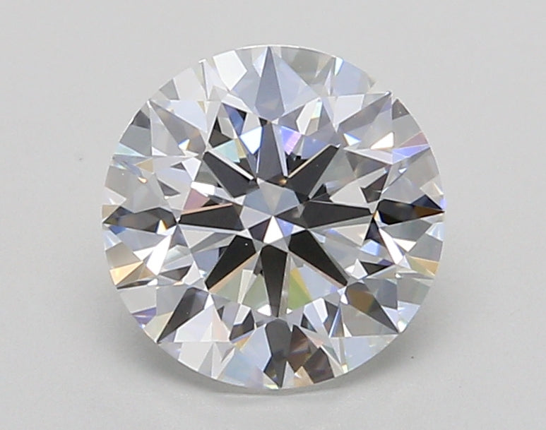 2.05 Carat Round Shaped, Ideal Cut, D Color, VVS1 Clarity, IGI Certified Lab Grown Diamond