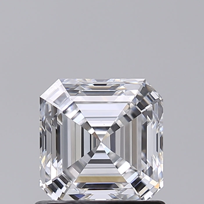 1.02 Carat Asscher Shaped, Very Good Cut, D Color, VS1 Clarity, IGI Certified Lab Grown Diamond