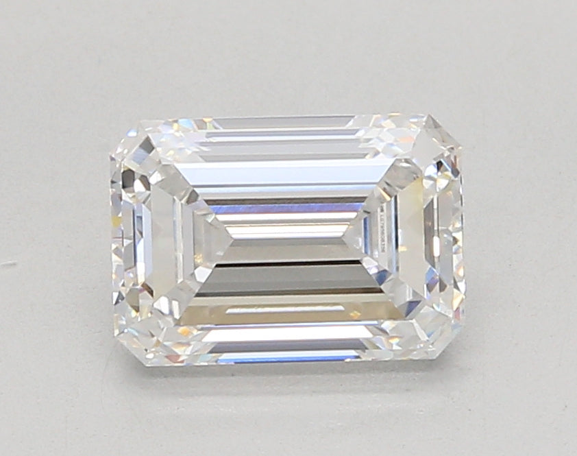 2.05 Carat Emerald Shaped, Ideal Cut, E Color, VVS2 Clarity, IGI Certified Lab Grown Diamond