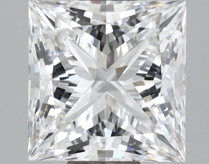 1.13 Carat Princess Shaped, Ideal Cut, E Color, VS1 Clarity, IGI Certified Lab Grown Diamond