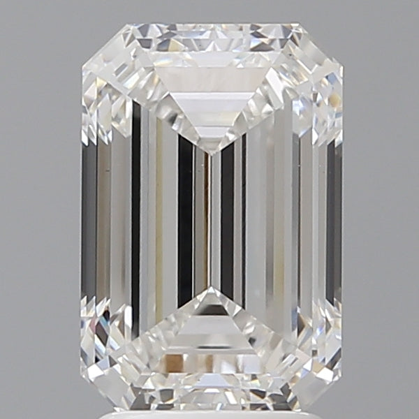 3.07 Carat Emerald Shaped, Ideal Cut, F Color, VS1 Clarity, IGI Certified Lab Grown Diamond