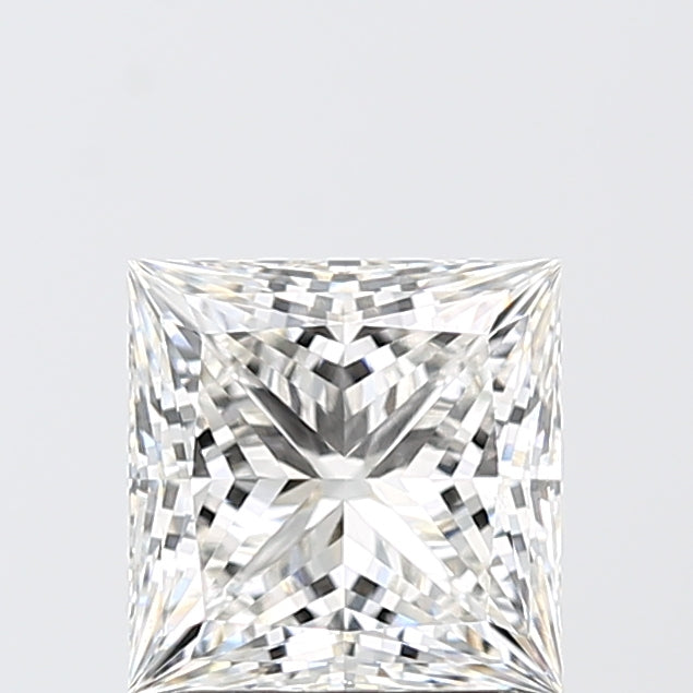 2.01 Carat Princess Shaped, Ideal Cut, E Color, VS1 Clarity, IGI Certified Lab Grown Diamond