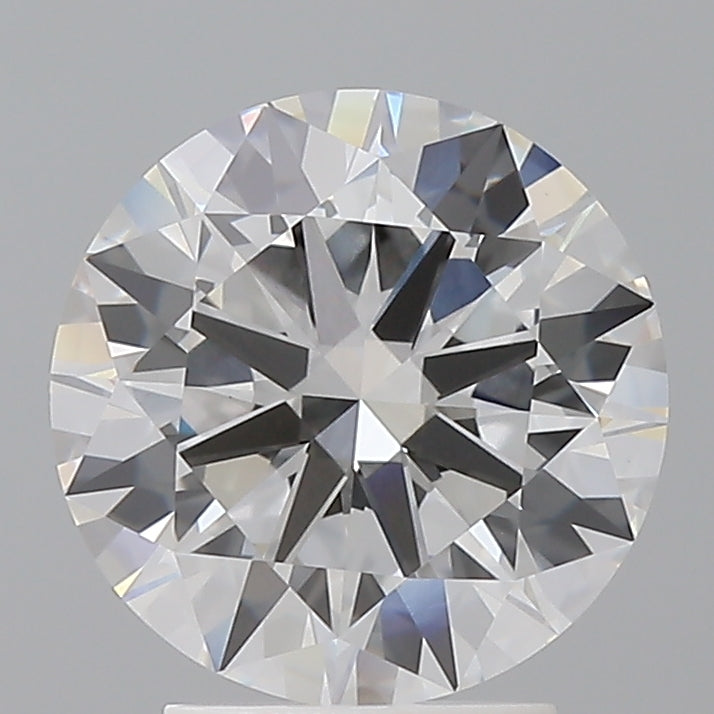3.03 Carat Round Shaped, Excellent Cut, E Color, VVS2 Clarity, IGI Certified Lab Grown Diamond
