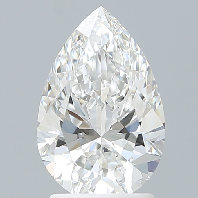 2.12 Carat Pear Shaped, Ideal Cut, E Color, VVS2 Clarity, IGI Certified Lab Grown Diamond