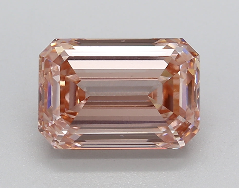 3.22 Carat Emerald Shaped, Ideal Cut, VS1 Clarity, IGI Certified Lab Grown Diamond