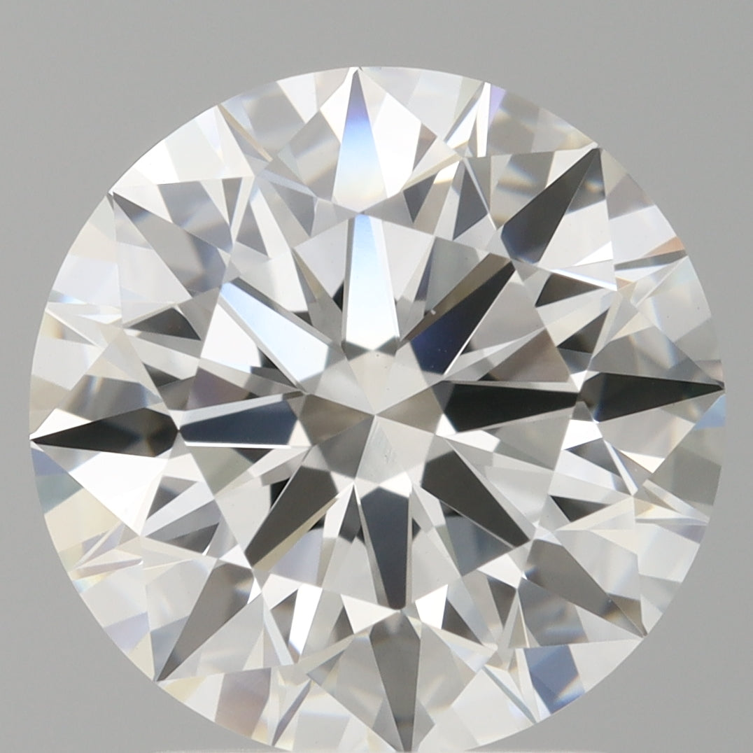 2.60 Carat Round Shaped, Ideal Cut, E Color, VVS2 Clarity, IGI Certified Lab Grown Diamond