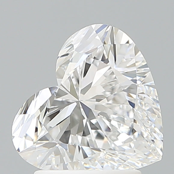 2.15 Carat Heart Shaped, Ideal Cut, D Color, VVS2 Clarity, IGI Certified Lab Grown Diamond