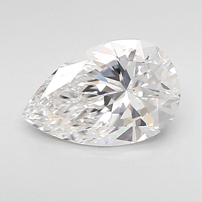 1.05 Carat Pear Shaped, Very Good Cut, D Color, VS2 Clarity, IGI Certified Lab Grown Diamond