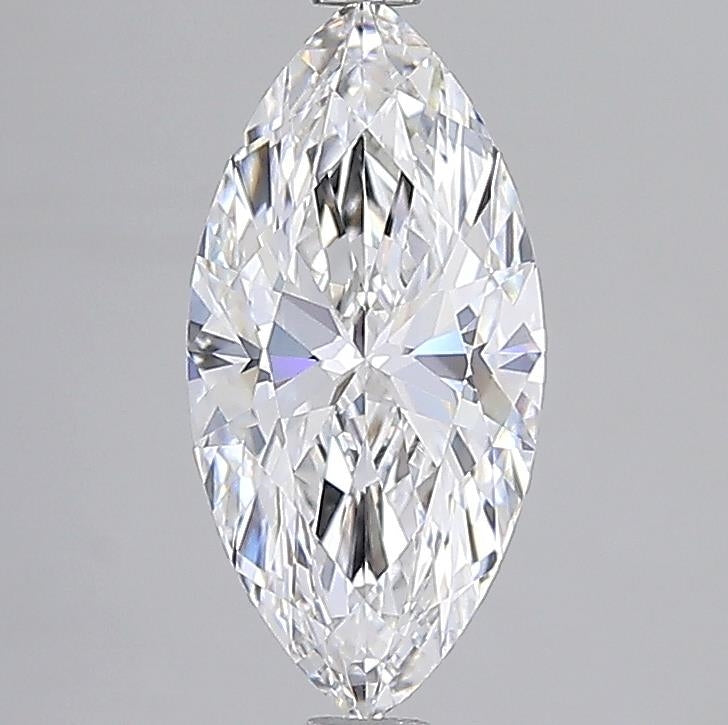 2.10 Carat Marquise Shaped, Ideal Cut, E Color, VVS2 Clarity, IGI Certified Lab Grown Diamond