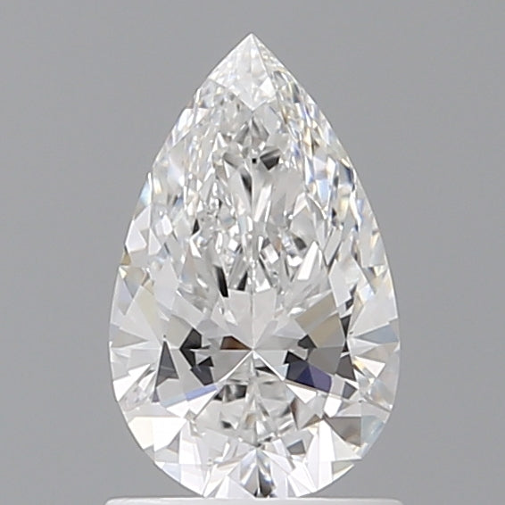 1.09 Carat Pear Shaped, Ideal Cut, D Color, VVS2 Clarity, IGI Certified Lab Grown Diamond