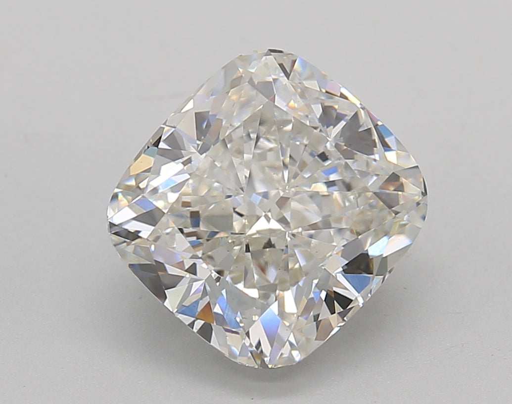3.34 Carat Cushion Shaped, Ideal Cut, H Color, VS1 Clarity, IGI Certified Lab Grown Diamond