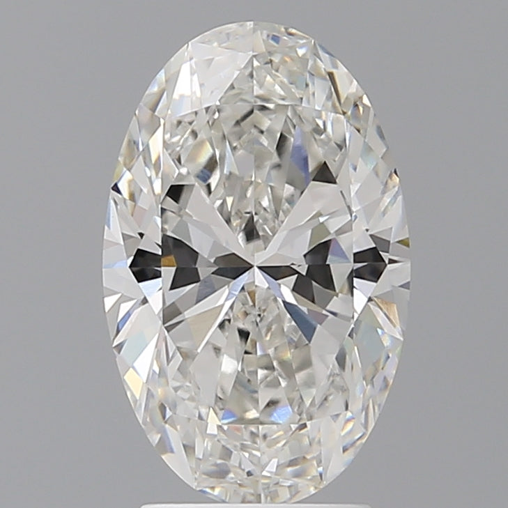 3.05 Carat Oval Shaped, Ideal Cut, F Color, VVS2 Clarity, IGI Certified Lab Grown Diamond