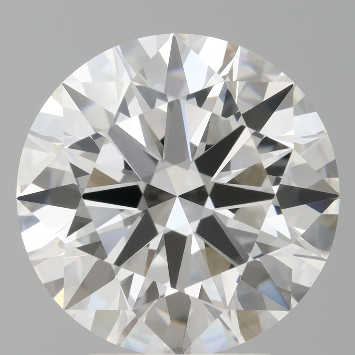 4.04 Carat Round Shaped, Ideal Cut, E Color, VVS2 Clarity, IGI Certified Lab Grown Diamond