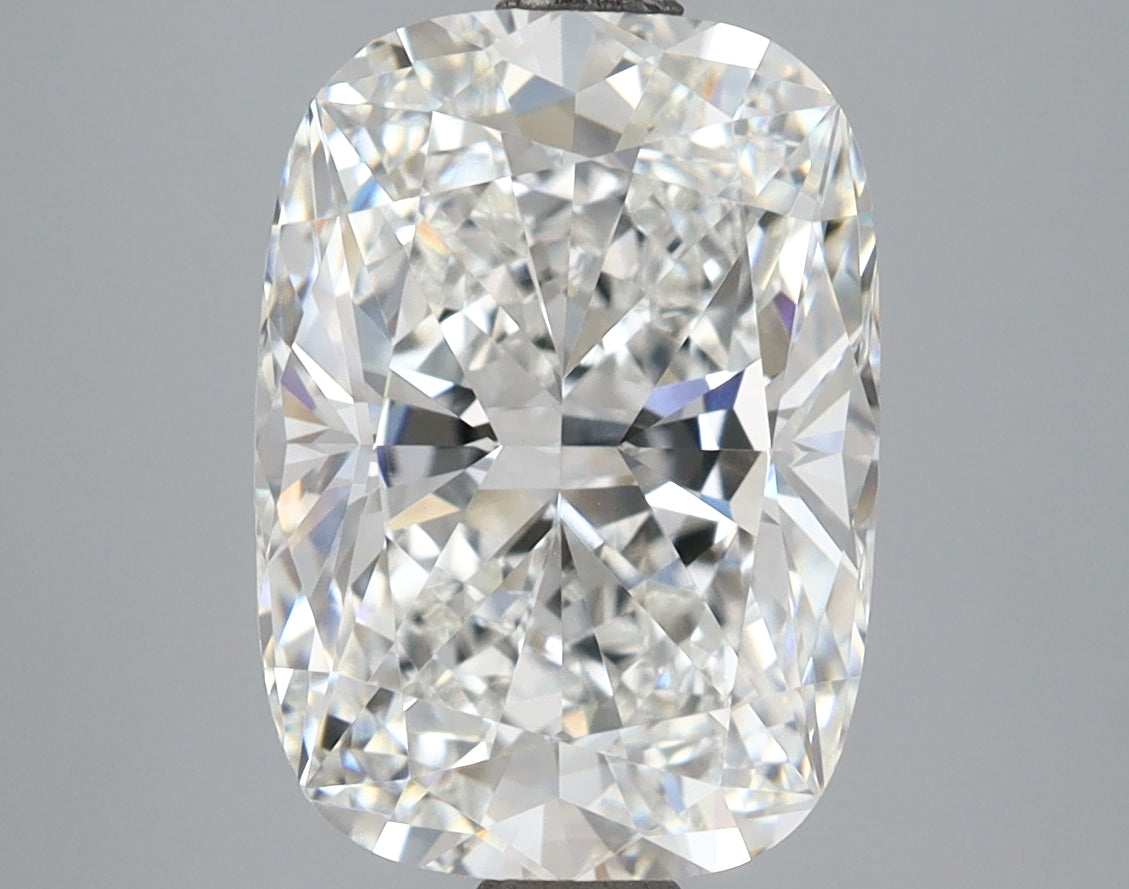 4.40 Carat Cushion Shaped, Ideal Cut, E Color, VVS2 Clarity, IGI Certified Lab Grown Diamond