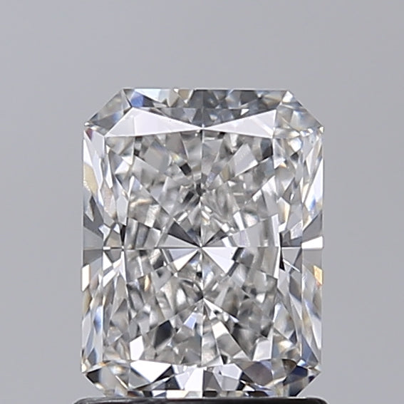 1.27 Carat Radiant Shaped, Excellent Cut, E Color, VVS2 Clarity, IGI Certified Lab Grown Diamond