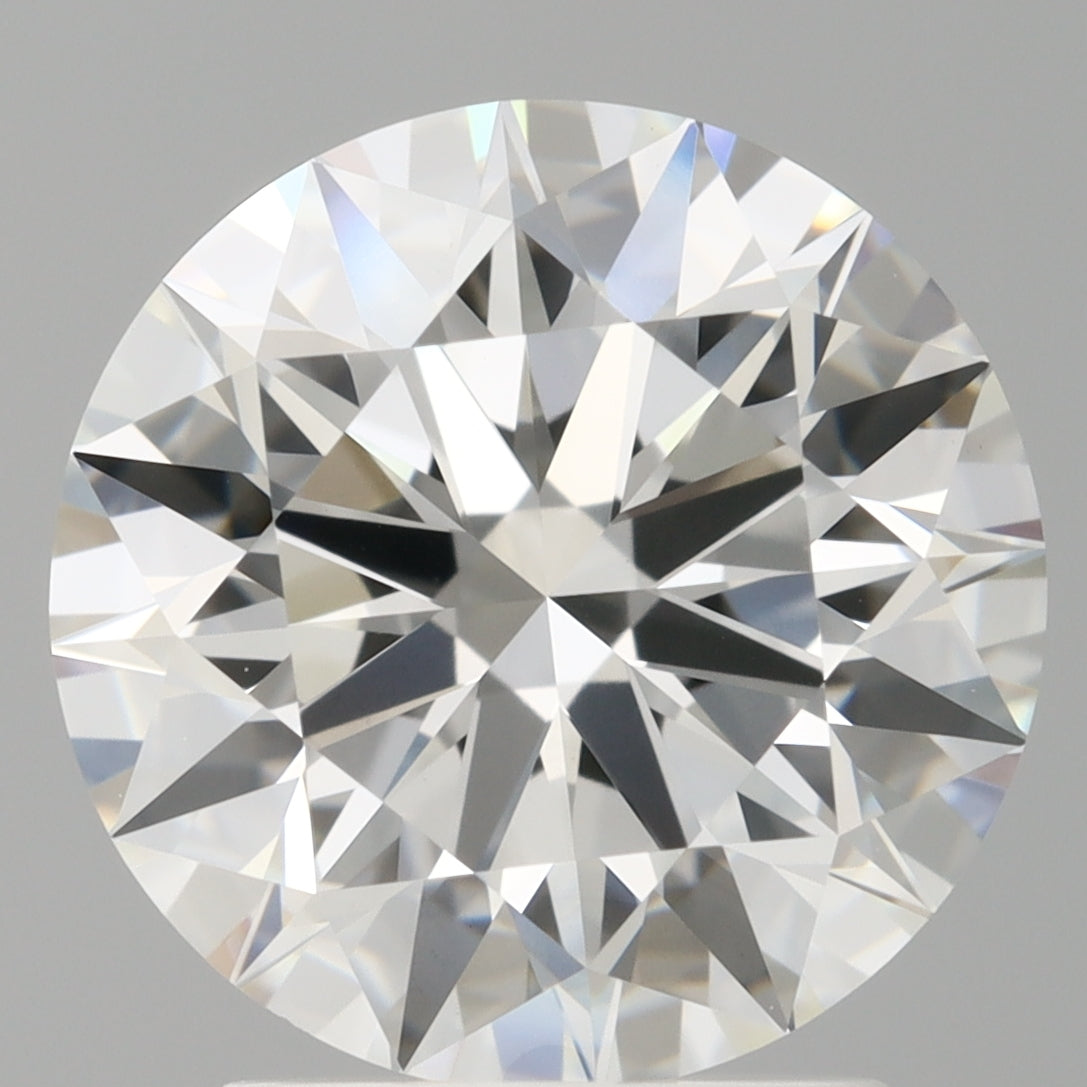 2.60 Carat Round Shaped, Ideal Cut, F Color, VVS2 Clarity, IGI Certified Lab Grown Diamond