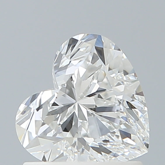 1.07 Carat Heart Shaped, Ideal Cut, D Color, VVS1 Clarity, IGI Certified Lab Grown Diamond