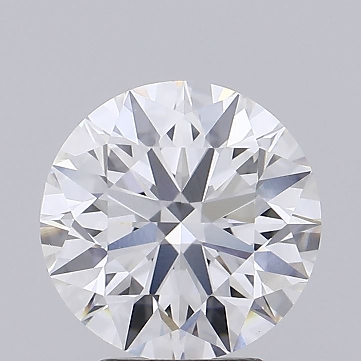 2.10 Carat Round Shaped, Ideal Cut, E Color, VVS2 Clarity, IGI Certified Lab Grown Diamond