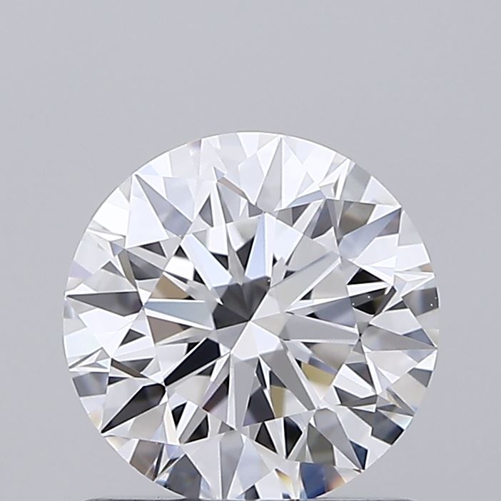 1.02 Carat Round Shaped, Ideal Cut, D Color, VVS2 Clarity, IGI Certified Lab Grown Diamond