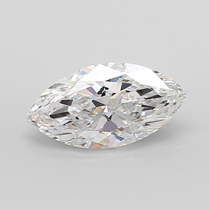 3.08 Carat Marquise Shaped, Ideal Cut, E Color, VVS2 Clarity, IGI Certified Lab Grown Diamond
