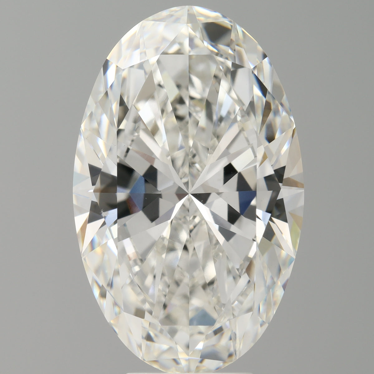 7.61 Carat Oval Shaped, Ideal Cut, F Color, VVS2 Clarity, IGI Certified Lab Grown Diamond