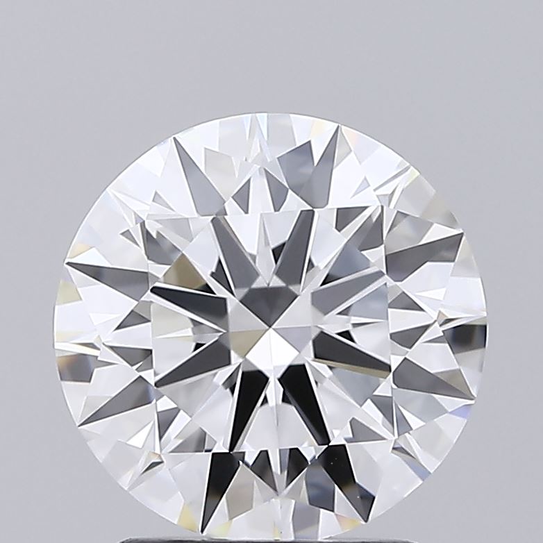 2.02 Carat Round Shaped, Ideal Cut, E Color, FL Clarity, IGI Certified Lab Grown Diamond