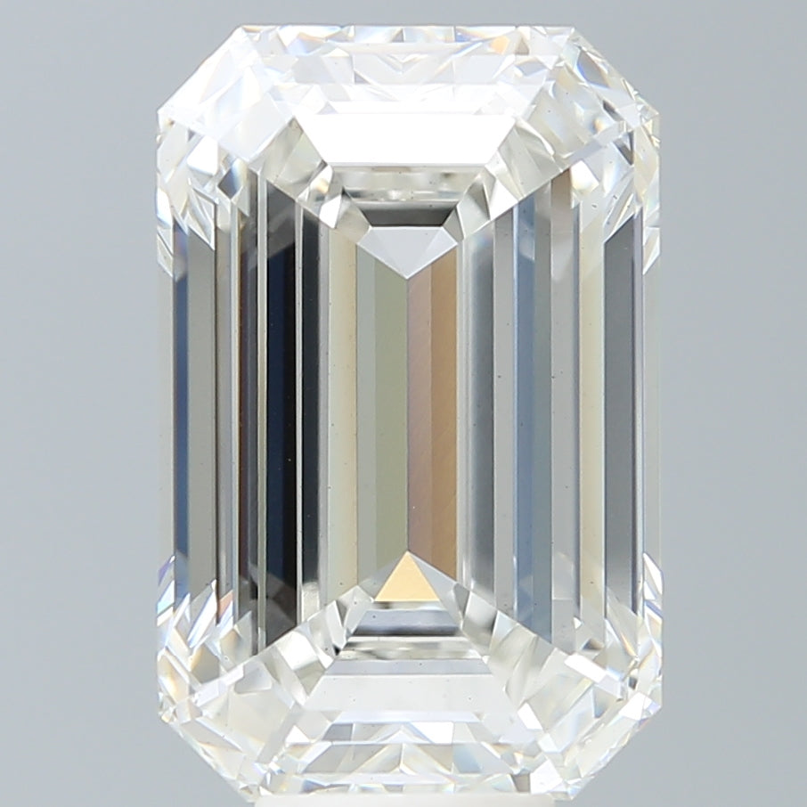 10.13 Carat Emerald Shaped, Ideal Cut, G Color, VS1 Clarity, IGI Certified Lab Grown Diamond