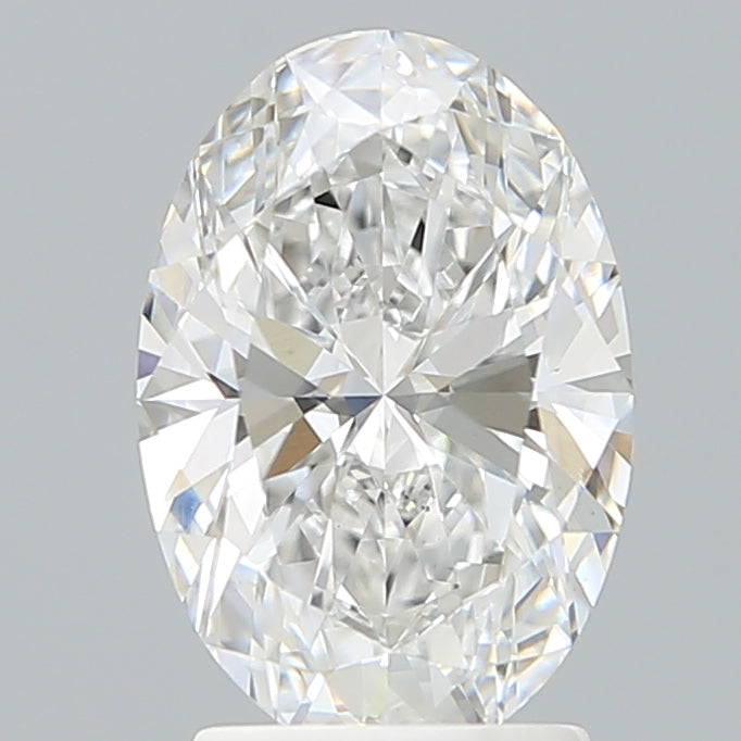 2.51 Carat Oval Shaped, Ideal Cut, E Color, VVS2 Clarity, IGI Certified Lab Grown Diamond