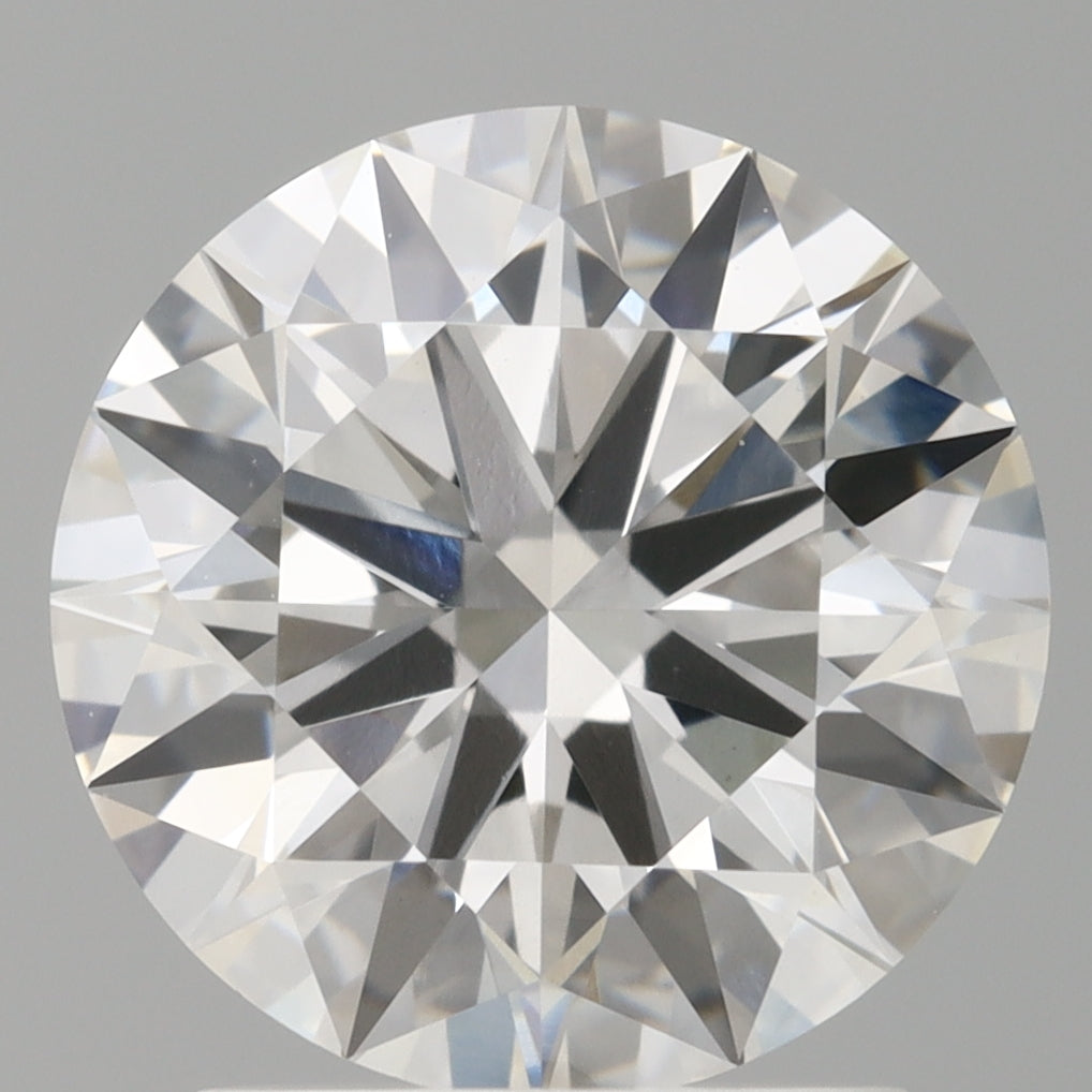 2.04 Carat Round Shaped, Ideal Cut, F Color, VVS2 Clarity, IGI Certified Lab Grown Diamond
