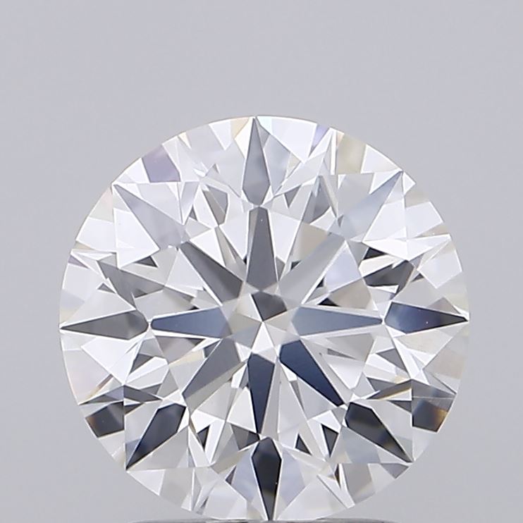 2.18 Carat Round Shaped, Ideal Cut, E Color, VVS2 Clarity, IGI Certified Lab Grown Diamond