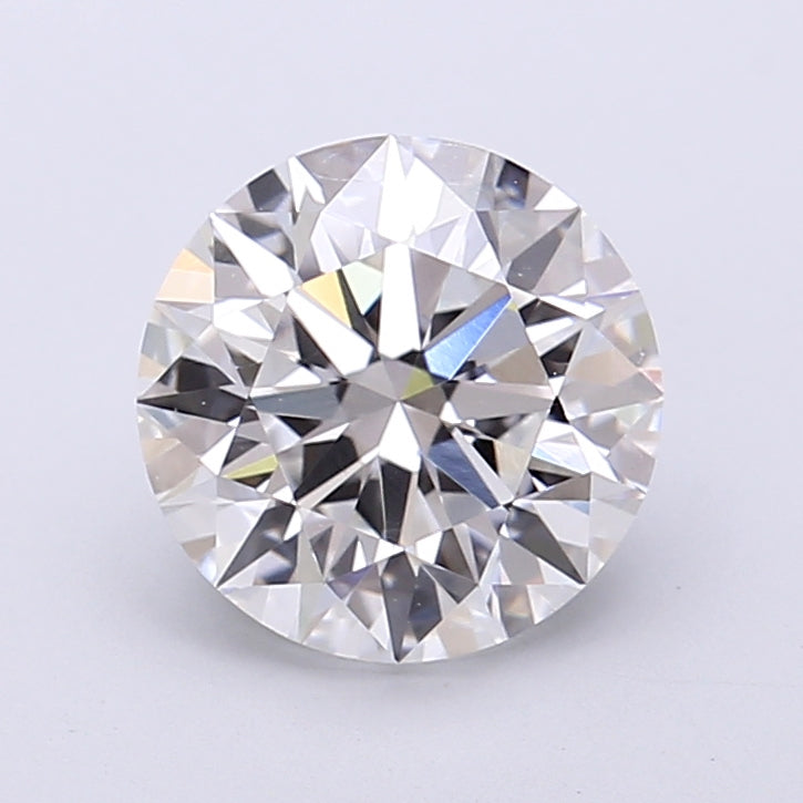 2.08 Carat Round Shaped, Ideal Cut, E Color, VVS2 Clarity, IGI Certified Lab Grown Diamond